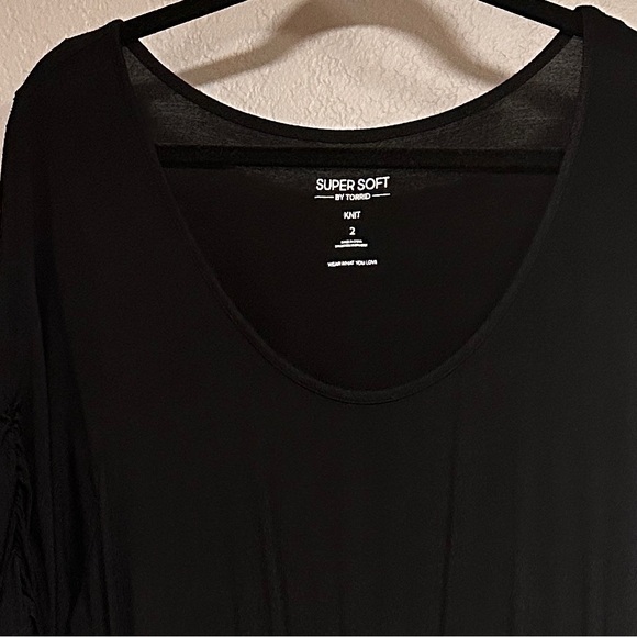 Torrid Mini Super Soft Elbow Sleeve with Slimming Side Sherring 2X - Picture 9 of 9